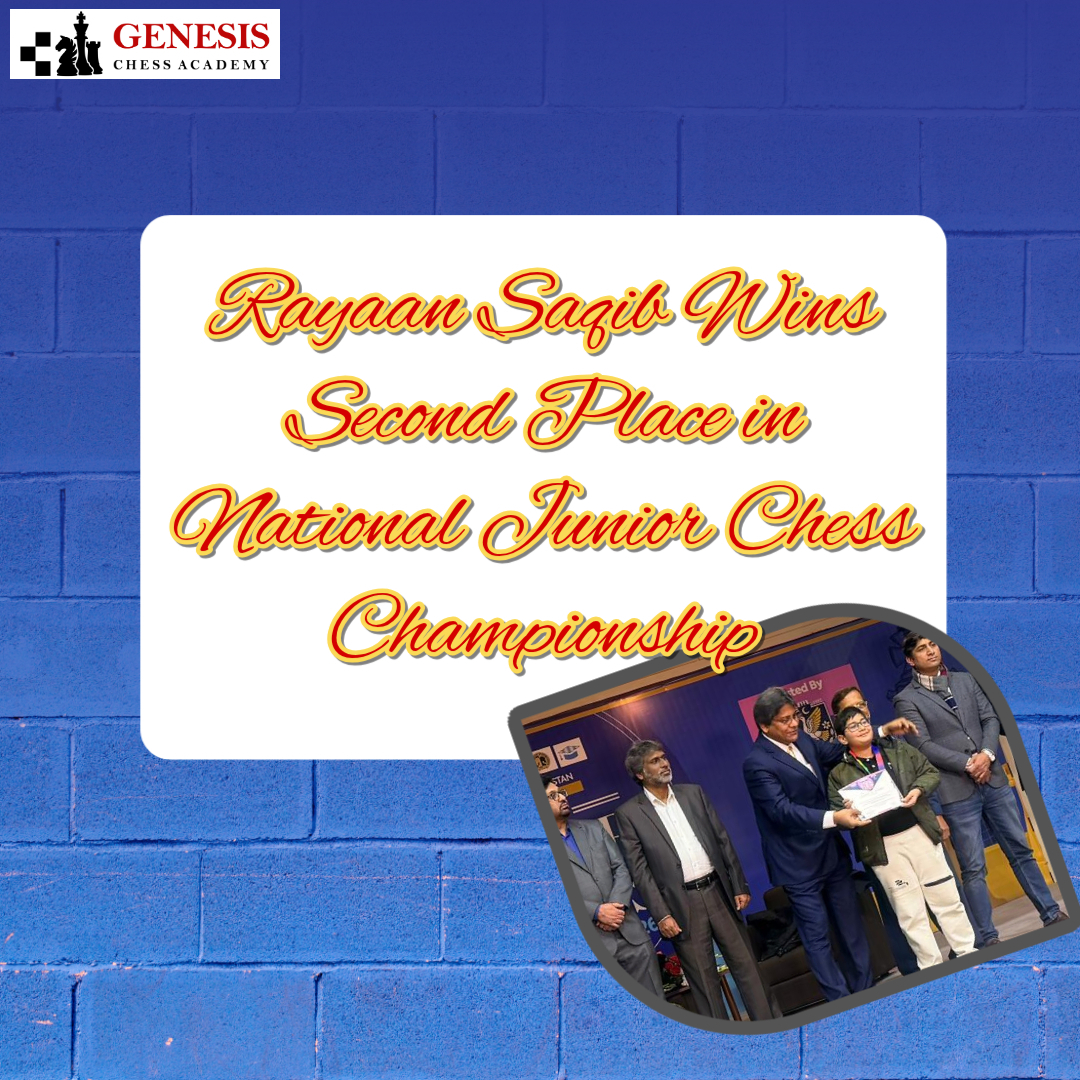 Rayaan Saqib Wins Silver in National Junior Chess Championship