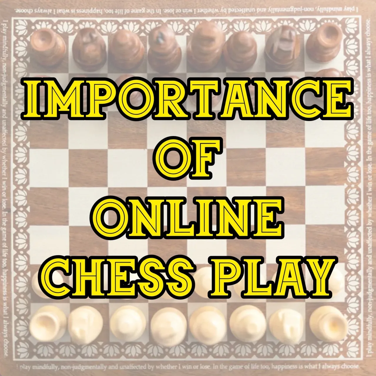 The Importance of Online Chess Play