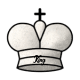 chess piece white king